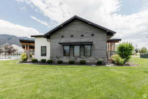View of front of house featuring stone siding