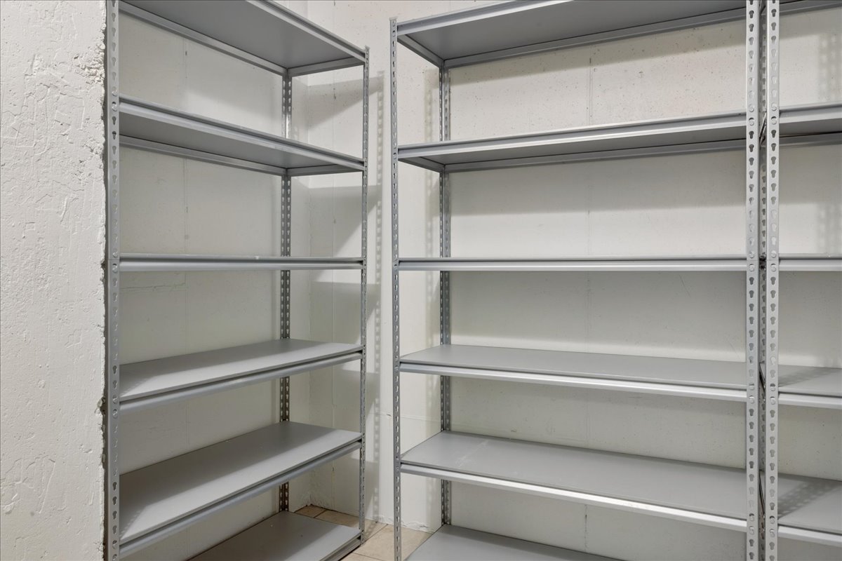 View of storage area