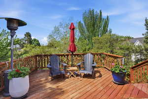 View of deck