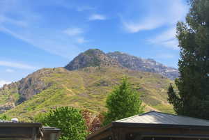 View of mountain background