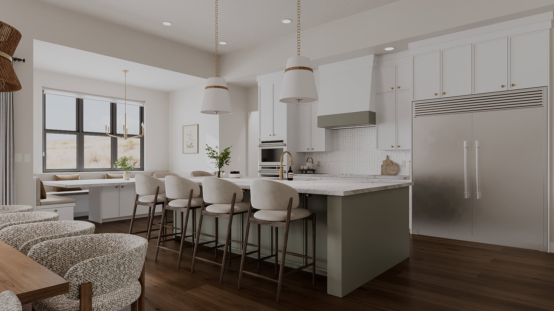 *Rendering of Cypress Point floorplan - Model Home.