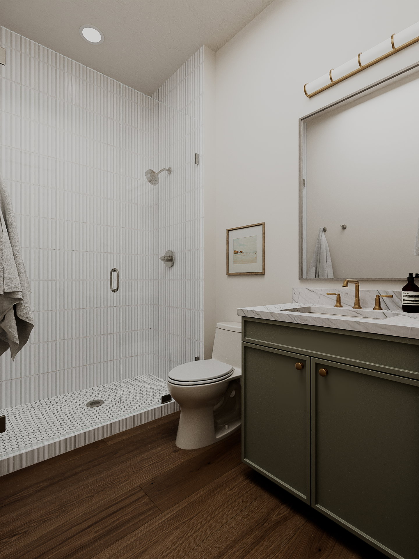*Rendering of Cypress Point floorplan - Model Home.