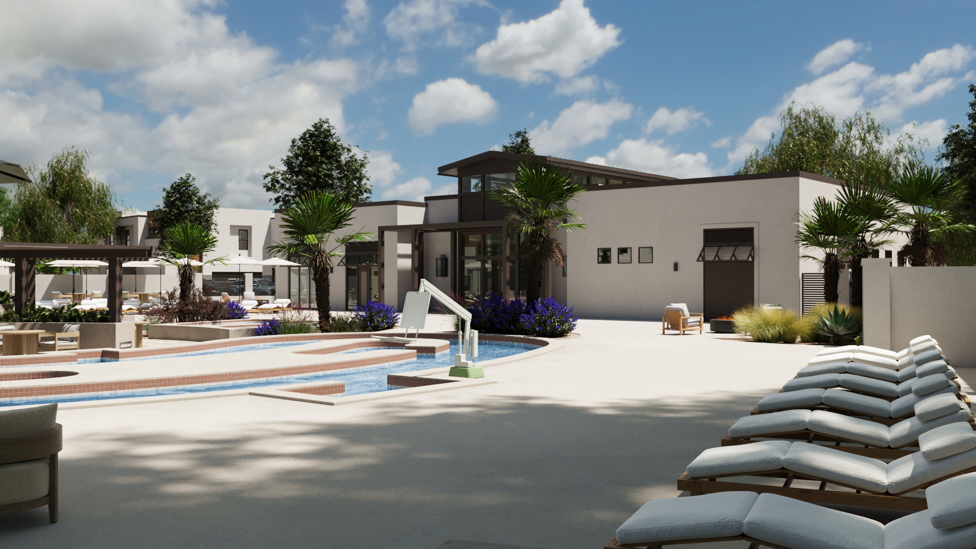 *Rendering of Isle Community Clubhouse and Pool.