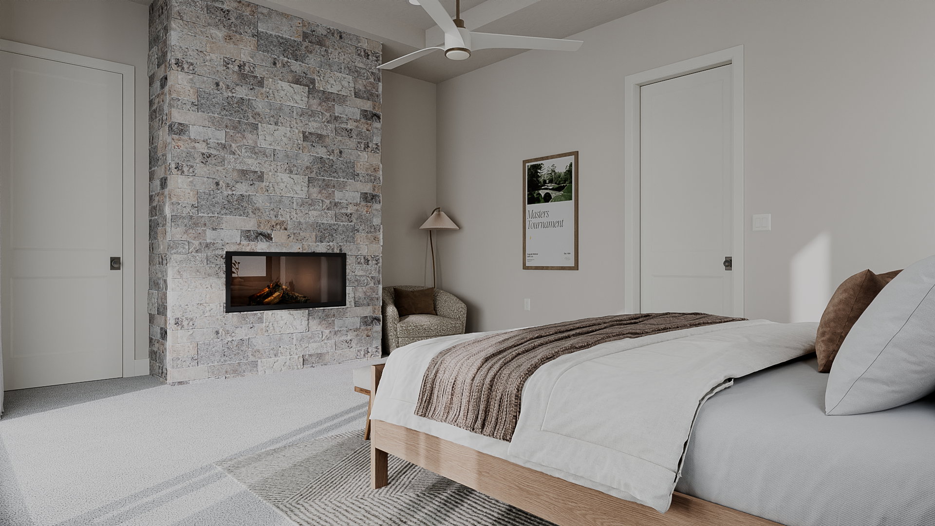 *Rendering of Cypress Point floorplan - Model Home.
