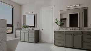 *Rendering of Cypress Point floorplan - Model Home.