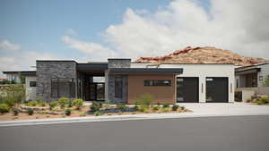 *Rendering of Cypress Point floorplan - Model Home.