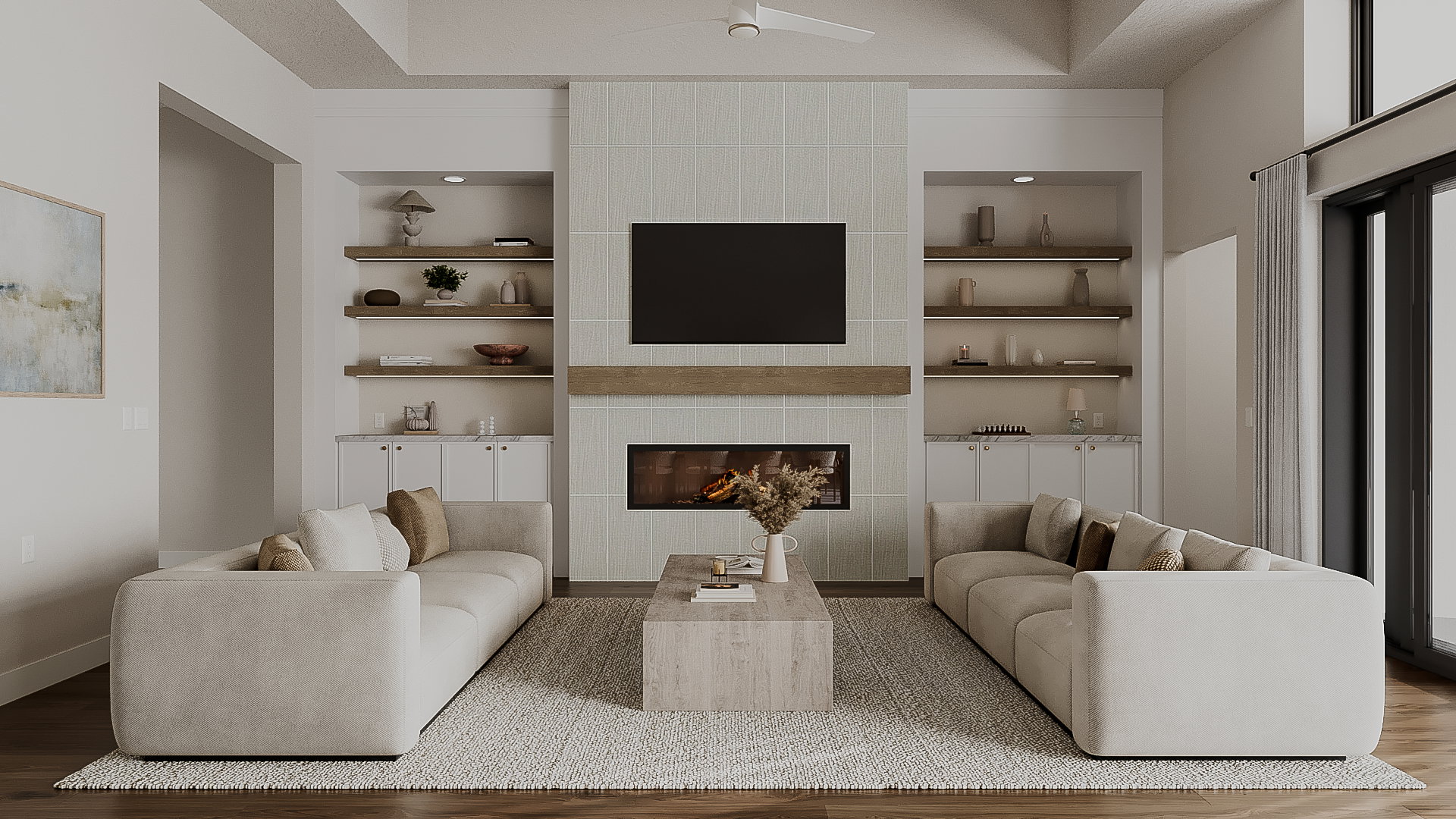 *Rendering of Cypress Point floorplan - Model Home.