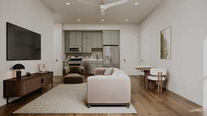 *Rendering of Cypress Point floorplan - Model Home.