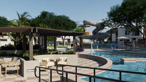 *Rendering of Isle Community Clubhouse and Pool.