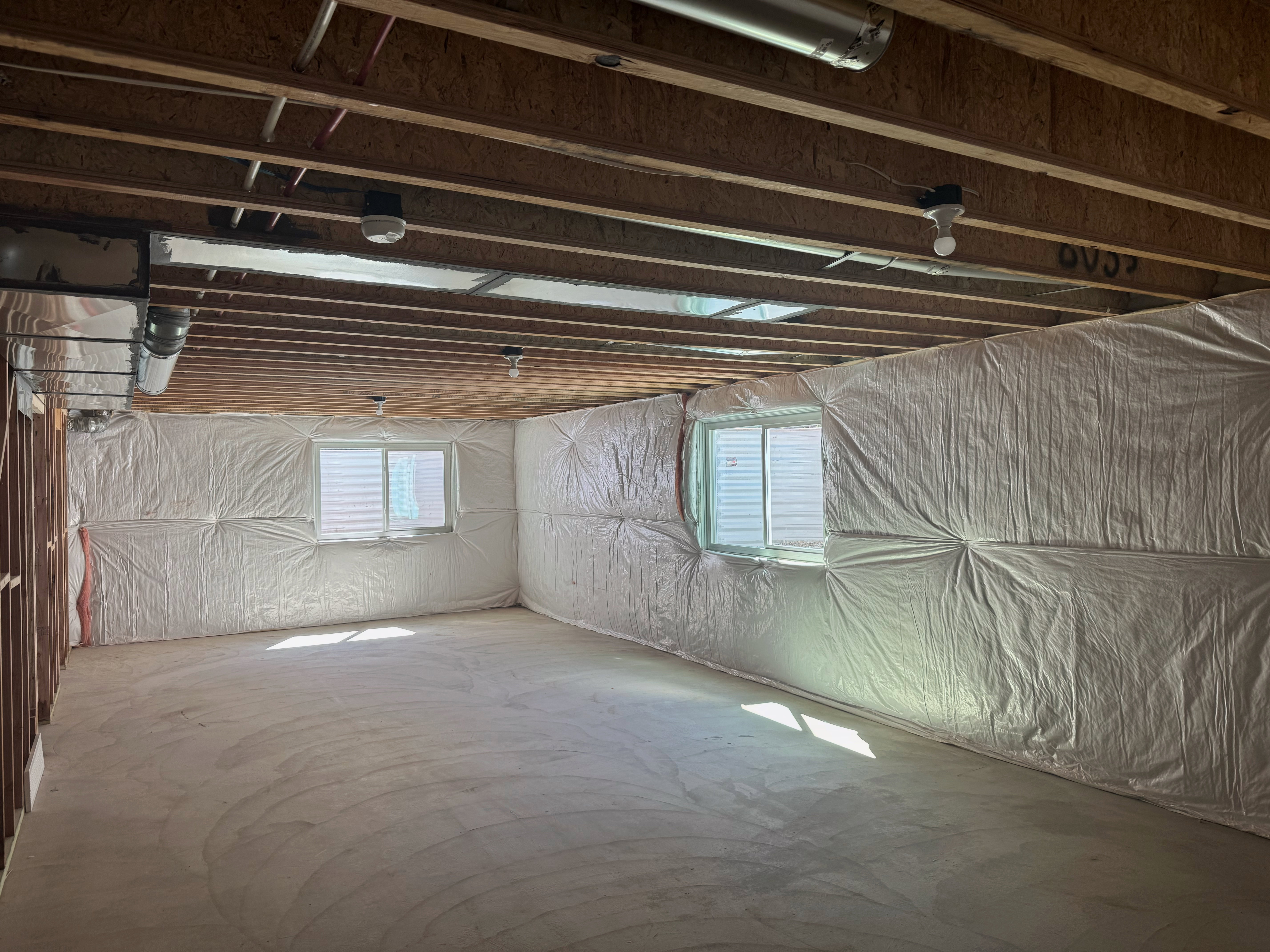 View of basement