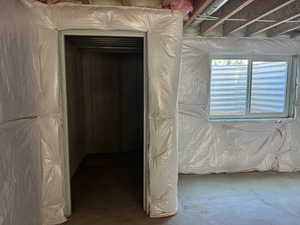 View of basement