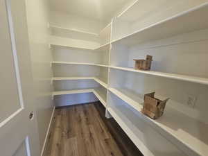 View of storage area