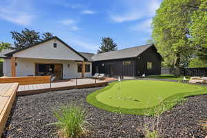 PROFESSIONALLY INSTALLED PUTTING GREEN