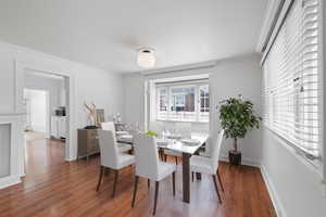 Virtually Staged Dining Area