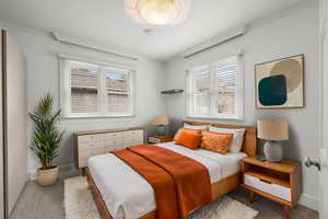 Virtually Staged Primary Bedroom