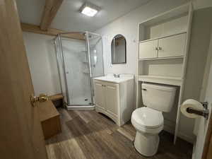 Basement bath with shower