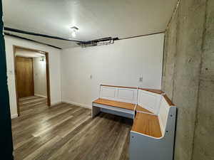 Basement mud room