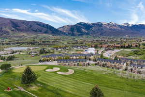 Bird's eye view of mountains