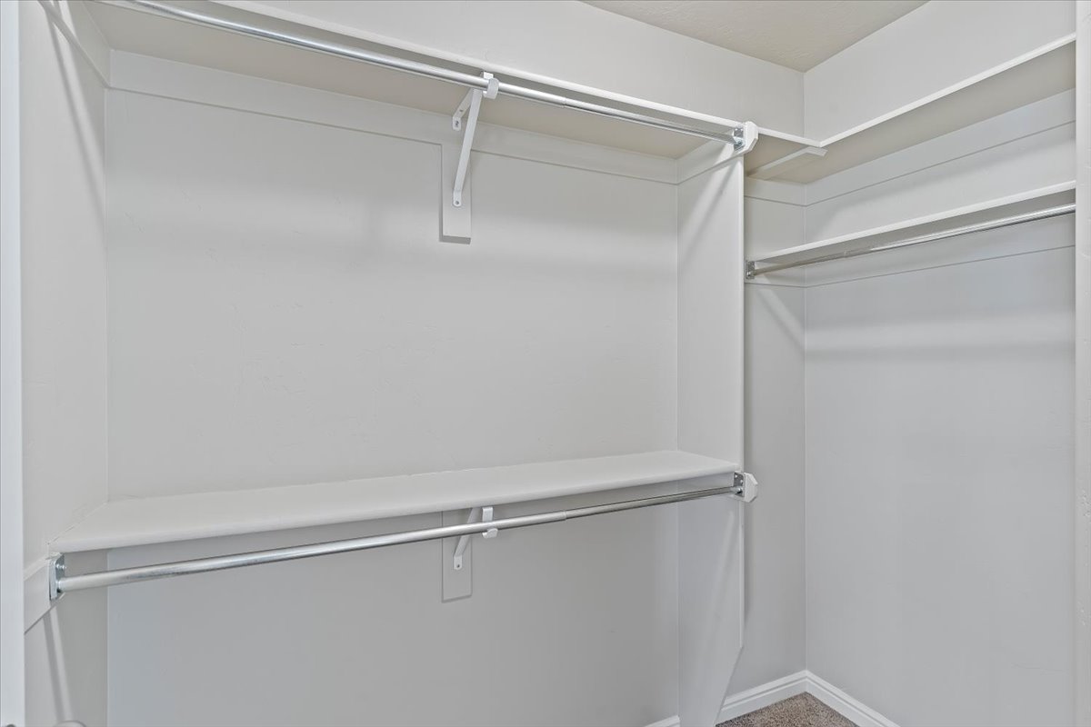 Primary walk in closet