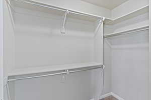 Primary walk in closet