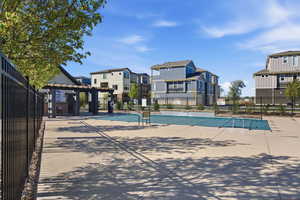View of pool featuring a residential view