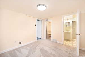 Bedroom with ensuite bathroom
