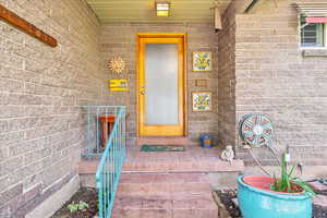 Entrance to property