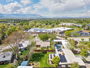 Drone / aerial view of mountains