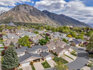 Aerial view of Rock Canyon condos.