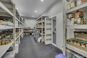 View of storage room