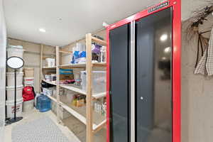 View of storage area