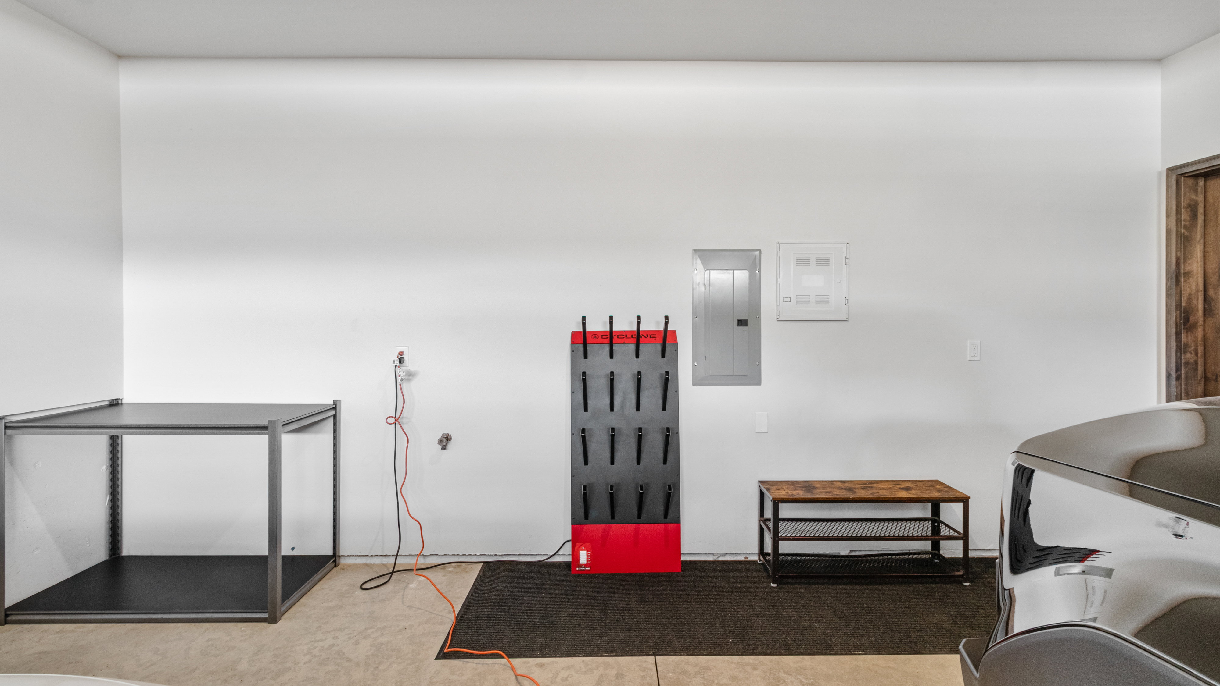 Garage with boot/glove warmers