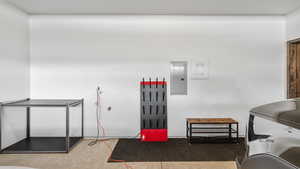 Garage with boot/glove warmers