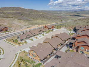 View of property location with nearby suburban area and a mountainous background
