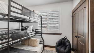 Bedroom with a closet