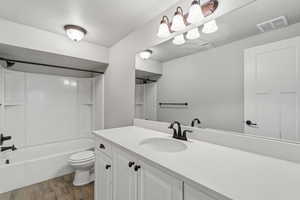 Bathroom off the Bedroom or second family room