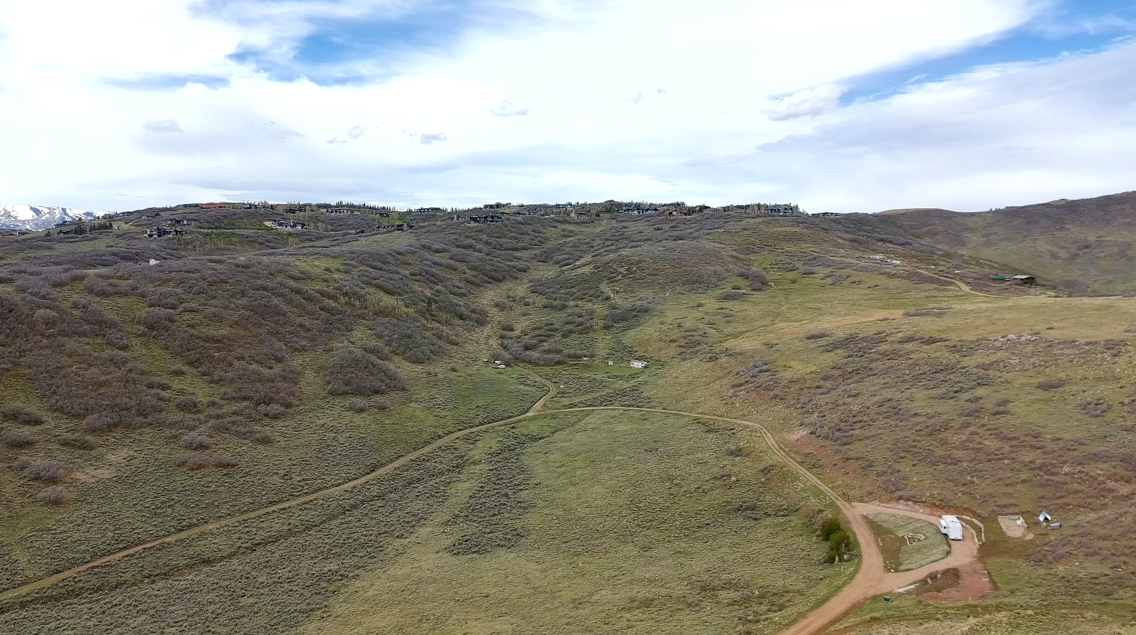 View from the lot