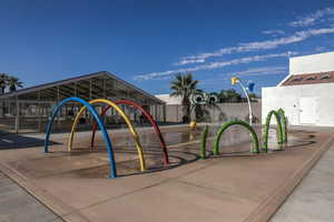 Splash Pad at The Clubhouse Pool and Amenities