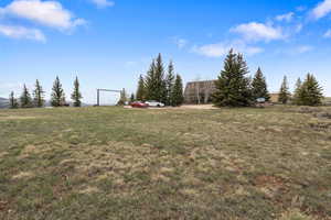 View of yard with a view of rural / pastoral area