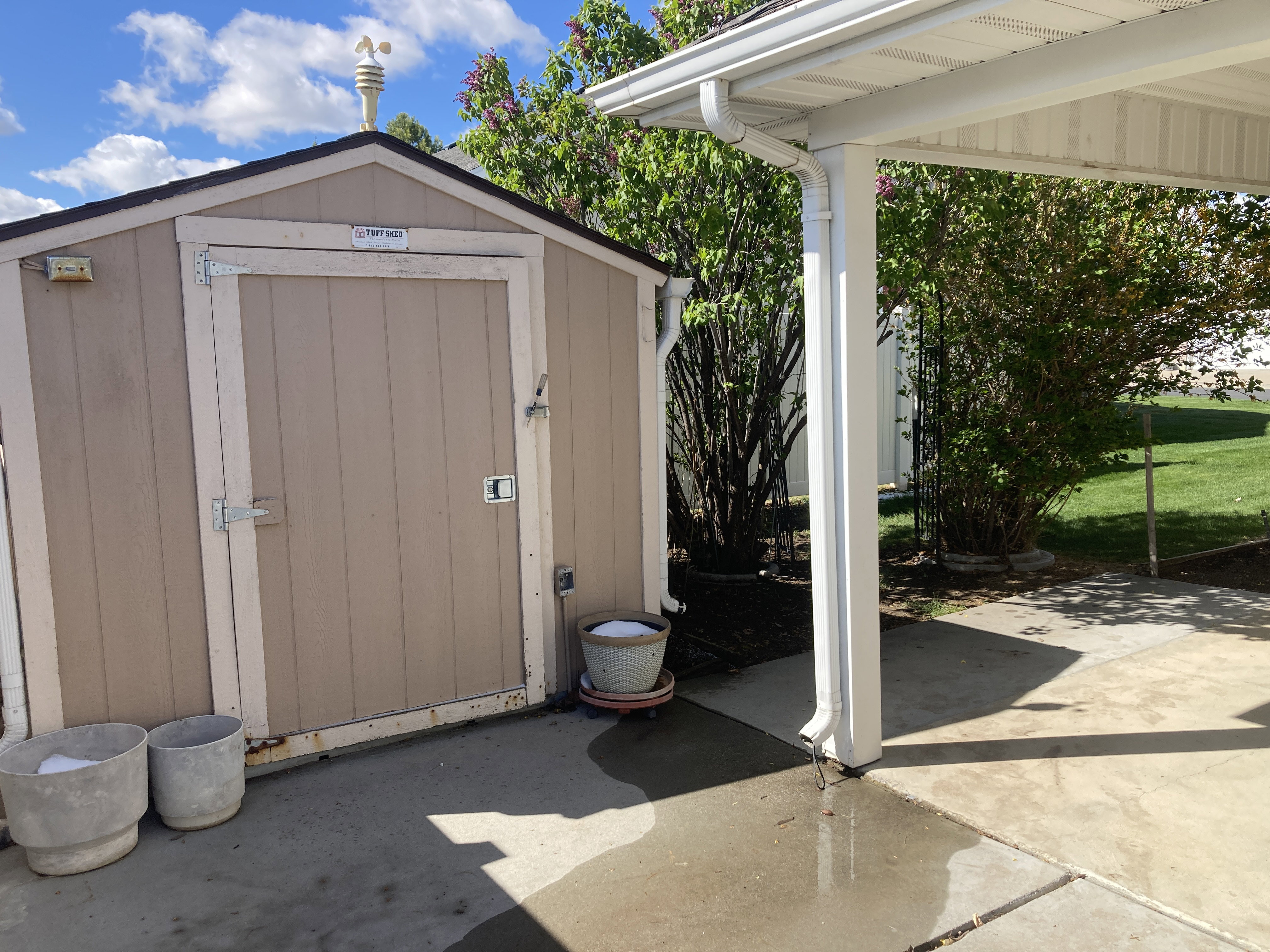 View of shed