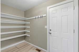 View of storage area