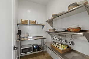 View of storage area