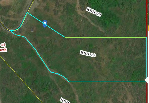 Map / location featuring property parcel outlined