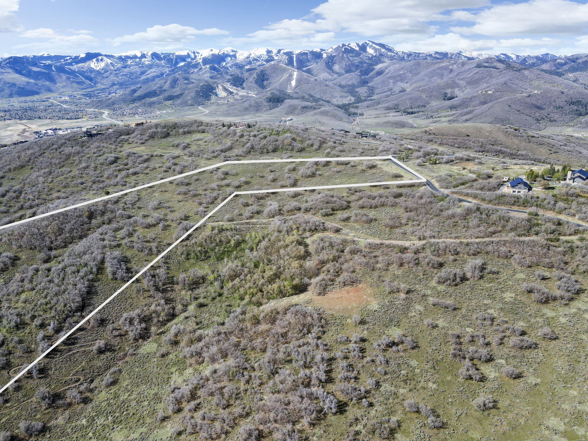 View of mountain background