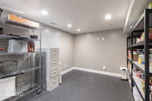 View of storage room