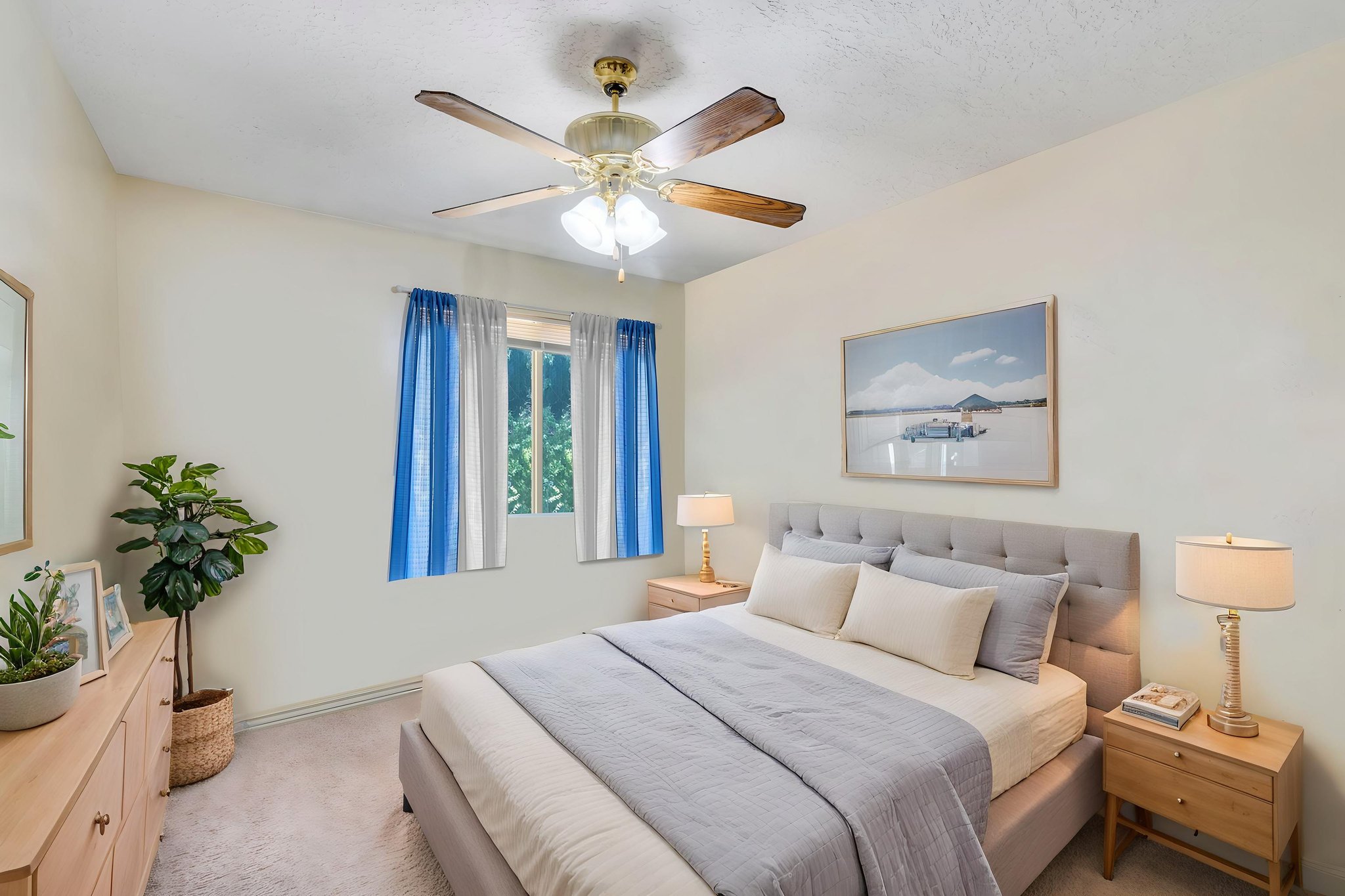 Bedroom #2, digitally staged