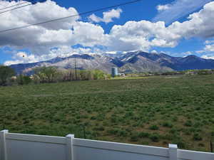 Mountain view featuring rural landscape