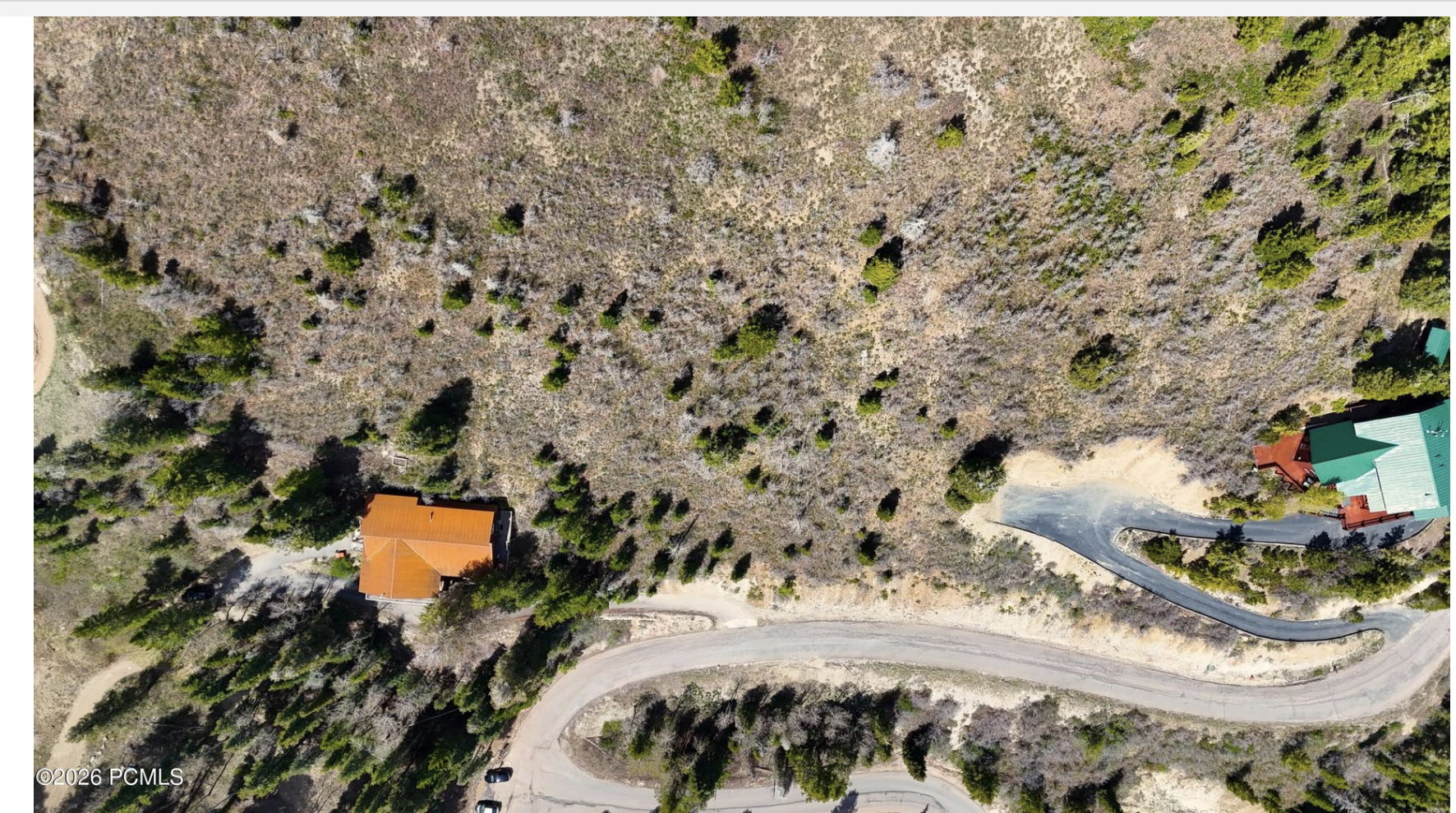 Expansive hillside lot featuring natural vegetation and scattered trees