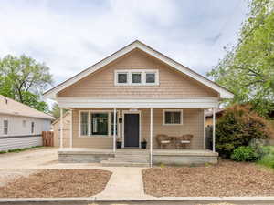 Bungalow-style home featuring a porch