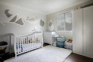 Bedroom #2 with LVP flooring